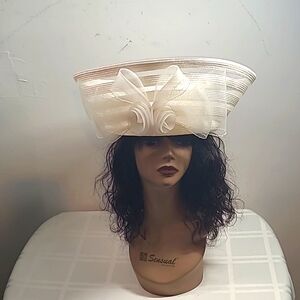 Women's vintage hat with bow
